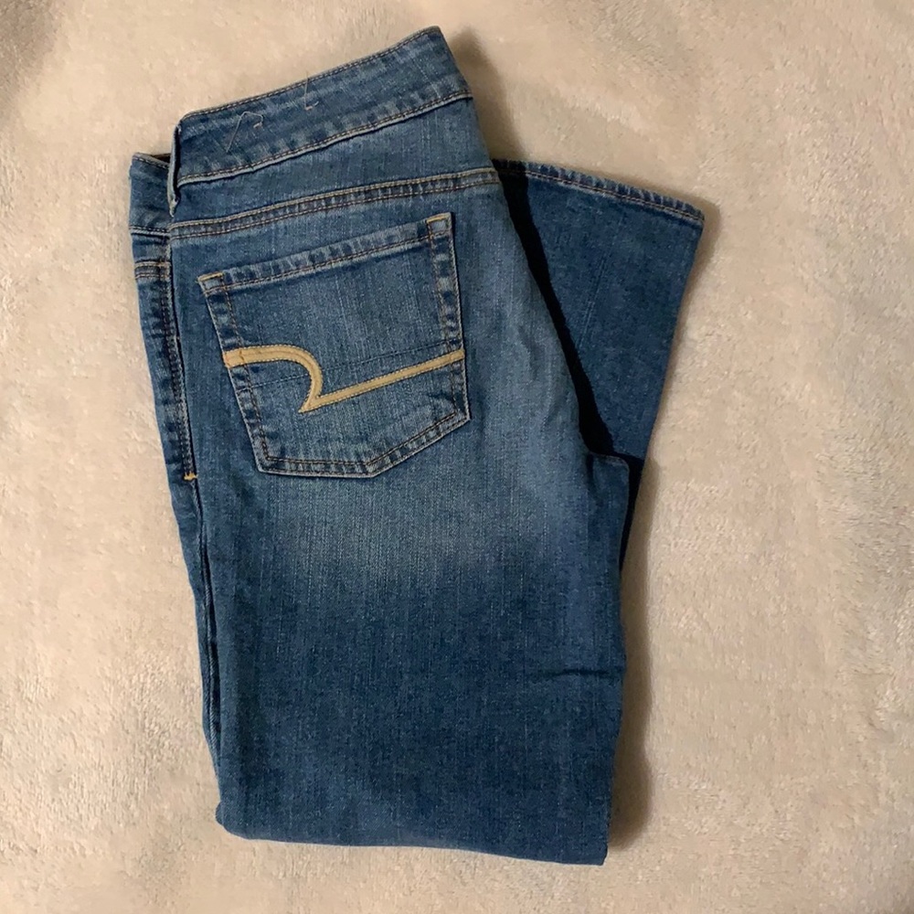 american eagle cropped jeans